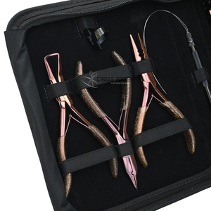 Professional Grade <b>Hair</b> Extension Tools Set Three Hole Nano Ring Pliers Micro Bead Remover and <b>Hair</b> Parting Comb Salon Use - Product Image 5