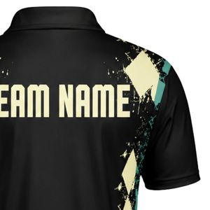 เสื้อโปโลฟุตบอลสีดำเขียวสำหรับผู้ชาย เสื้อทีม น้ำหนักเบา ระบายอากาศได้ดี เหมาะสำหรับการแข่งขันกีฬา - Product Image 3