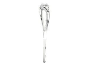Bracelet en or massif 18 carats avec diamant de laboratoire 5 carats, rond brillant, motif tourbillon royal, certifié IGI, bijoux de mariée, personnalisable OEM - Product Image 6
