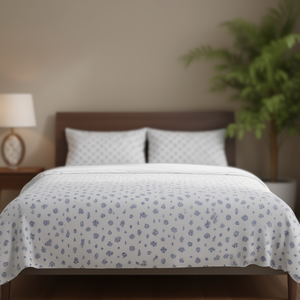 Juego de Sábanas Blancas de Percal de 200 Hilos, Estilo Americano, Diseño Sólido, Incluye 4 Sábanas Planas Individuales y 2 Sábanas King para Uso Doméstico y Hotelero - Product Image 3