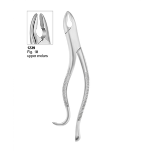 Pinzas de Extracción Modelo Americano |   Instrumento Dental Vitra Instruments Clase I de Acero Inoxidable Premium - Product Image 2
