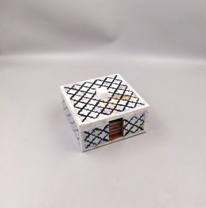 Arabian Style <b>Coaster</b> MOP Resin Inlay Design Multifunctional Table Decoration Dinnerware Wine Coffee <b>Drink</b> Non Slip Mats Pads - Product Image 2