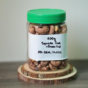 ISO Certified Vietnam Buttery Salty Premium Customizable Special Offer Wholesale 400g Square Jar Packaged Roasted Cashew <b>Nuts</b> - Product Image 2