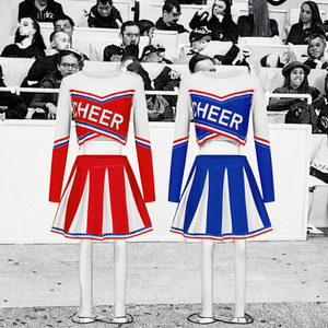 Uniforme de pom-pom girl personnalisable et confortable pour femmes, meilleure tenue de sport, impression par sublimation, uniforme de cheerleading personnalisé pour jeunes filles - Product Image 4
