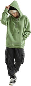Sudadera con Capucha para Hombre, 100% Algodón, Color Verde Mar, para Verano, Estilo Deportivo - Product Image 2
