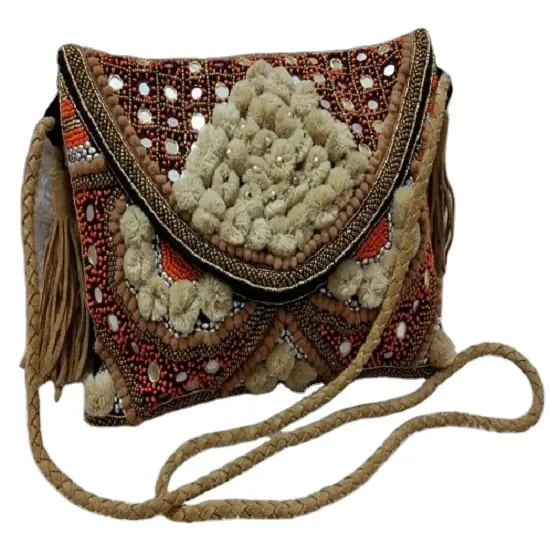 Nouvel arrivage de pochette sac à perles sac à main inde enveloppe pochette sac de soirée meilleure conception de sac à main de vente à chaud élégant