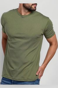 Durable <b>Mens</b> Essential T Shirt With Heavy Duty Stitching Custom Logo Patch Compatibility Clean Blank Appearance And Short Sleeve - Product Image 3