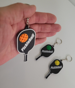 Customized <b>Pickle</b> Ball Keychain with Custom Color & Logo Rubber Material Custom Size <b>pickle</b> ball keychain with customize logo - Product Image 5