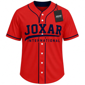 Camisetas de Béisbol para Hombre OEM, Ropa Deportiva de Alta Calidad con Logotipo Personalizado, Camisetas de Softbol Transpirables, Nuevo Diseño en Blanco, Venta al Por Mayor - Product Image 1