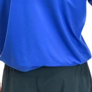 Camiseta de Manga Corta con Cuello Redondo Azul Rey para Hombre, Corte Holgado, Informal, Deportiva, Ligera, para Uso Diario, Cómoda y Básica - Product Image 5