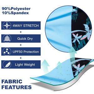 Shorts de Baño para Hombre con Estampado Tropical, Estilo Isleño, Transpirables y de Secado Rápido, Ideales para Cruceros, Vacaciones y Destinos Turísticos - Product Image 5