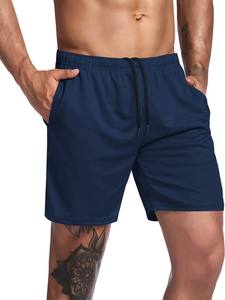 Shorts de jogging unisexe tendance OEM, imprimés par sublimation, en toile, avec logo personnalisé, pour le basketball, pour femmes et hommes, motif uni - Product Image 4