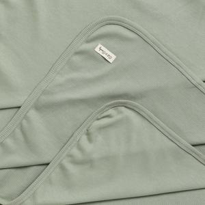Couverture en bambou biologique de qualité supérieure Couverture pour bébé sauge Literie pour enfants - Product Image 3