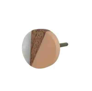 Resin Wood Eco-Friendly Decoupage Cabinet <b>Knobs</b> & Pull Handles for Kitchen Use - Product Image 1