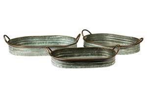 Bandeja de Metal Galvanizado Rectangular de Lujo para Exhibición de Pasteles, Decoración de Cocina, Bandeja para Servir - Product Image 3