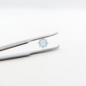 Pinzas Antiestáticas Hechas a Mano para Extensión de Pestañas, Punta Curva de Acero Inoxidable, Naturales y Suaves - Product Image 4