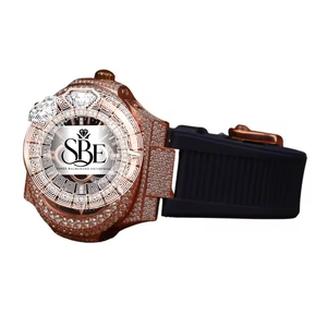 Reloj de Diamantes Moissanite Plateado para Hombre, Exportador Indio, Reloj de Lujo Brillante Disponible en Grandes Cantidades - Product Image 2