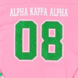 Camiseta Deportiva de Manga Larga con Cuello en V y Ribete Verde Rosa Claro, Número 08, Estampado Gráfico, Ropa Deportiva Informal para Mujer - Product Image 3