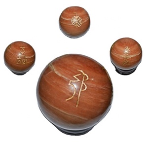 Venta al por mayor Melocotón Aventurina Bola Usui Reiki Símbolo Bola Cristales de curación natural fengshui Productos de cristal Esfera Bola Comprar en línea - Product Image 1