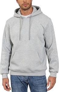 Men's 100% Cotton 300gsm <b>Blank</b> Heavy <b>Weight</b> Thick Printing logo Regular V-neck Lined Windproof Waterproof Hoodies Sweatshirt - Product Image 3