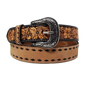 Cinturón Reversible de Cuero Vacuno de Grano Completo con Hebilla Cuadrada de Aleación, Diseño Sólido, Estilo Casual, Duradero y Ecológico - Product Image 1