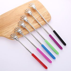 Stainless Steel Back Scratcher Telescopic Claw <b>Massage</b> <b>Tool</b> for Back Relief Regular Length - Product Image 4