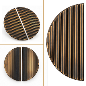 Poignée de porte double robuste en laiton finition brun mat pour entrées résidentielles, cuisine, salle de bain - Quincaillerie architecturale traditionnelle - Product Image 2