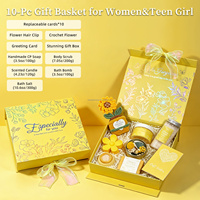 Coffrets cadeaux spa aux tons Morandi pour femmes, ensemble de bain relaxant, paniers cadeaux spa, ensemble de bain à domicile, coffret de soins personnels pour amies, adolescentes