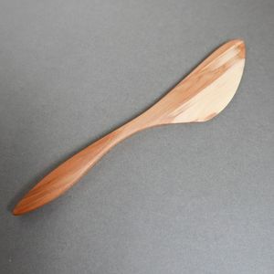 Sustainable <b>Wooden</b> Knife <b>Compostable</b> Disposable Cutlery for Cafe Restaurant and Party - Product Image 3