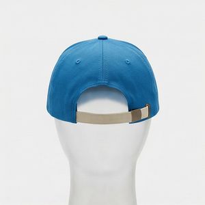 Gorra de Béisbol Azul Rey Lisa para Mujer, Estilo Diario, Ajuste Fresco, Moda Unisex, Algodón Liso, Tendencia Popular - Product Image 2