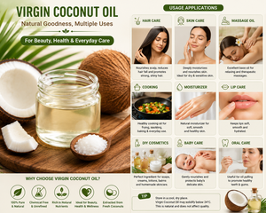 Aceite de coco virgen extra de alta calidad Aceite esencial puro para hidratar la piel Mejor precio Exportadores al por mayor Proveedores India - Product Image 3