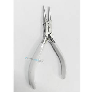 Pince à bec rond en acier inoxydable de haute qualité, outil de précision pour la fabrication de bijoux, pour la bouclage et le pliage de fils, fournisseur OEM - Product Image 4