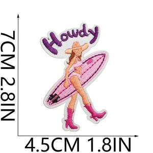 Patch brodé en gros pour vêtements, personnalisé, thermocollant ou à coudre, logo d'uniforme, badge, dernier design, fait main, décoratif - Product Image 6