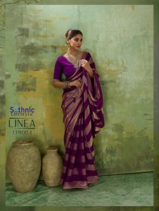 Nouvelles tenues tendance : Saree à sequins avec blouse richement ornée pour femmes, provenant d'un fournisseur indien à prix de gros - Product Image 3