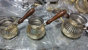 หม้อกาแฟตุรกีทองเหลืองขายส่ง คุณภาพสูง - Product Image 2