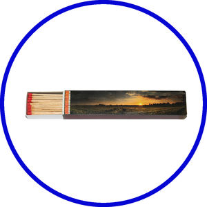 BBQ 96 Eco-Friendly Matchbox 290x60x29mm 40 Sticks Printing Extra Long Reach Strong Flame for Barbeque Grill Outdoor Cooking - Product Image 2