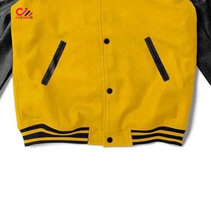 ราคาขายส่ง เสื้อแจ็คเก็ตวาร์ซิตี้วินเทจสำหรับผู้ชาย เสื้อแจ็คเก็ตบอมเบอร์แบบ Letterman คุณภาพสูง - Product Image 5