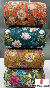 High Quality Soft Polyester Digital Print Fabric Customized Manufacturing Service for Garments Dresses Home Textile - Product Image 5