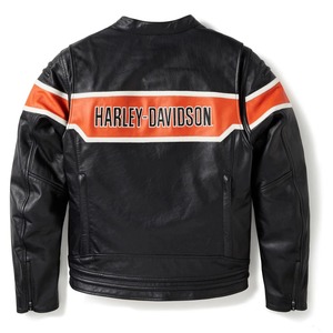 Chaqueta de Cuero para Motociclistas H-D Trenton para Hombre - Product Image 4