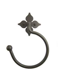 Durable Iron Metal Towel Ring With <b>Strong</b> Wall Mount Design Ideal For Residential And Commercial Bathrooms - Product Image 6