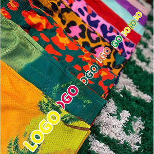 Pantalones Cortos Deportivos Unisex de Malla Tejida, 100% Poliéster, para Correr, con Bolsillo de Doble Capa, Servicios OEM Personalizados, Elásticos, de Secado Rápido - Product Image 5