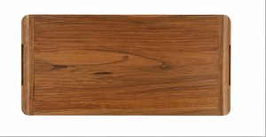 Bandeja de Servicio de Madera de Acacia Sólida de Primera Calidad, Bandeja de Desayuno de Madera, Bandeja para Servir Café con Asas, Bandeja para Hotel y Restaurante - Product Image 4
