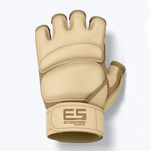 Gants d'entraînement de boxe professionnels sur mesure en cuir PU, anti-humidité, fermeture auto-agrippante, haute qualité ECOSPIRE SPORTS - Product Image 4