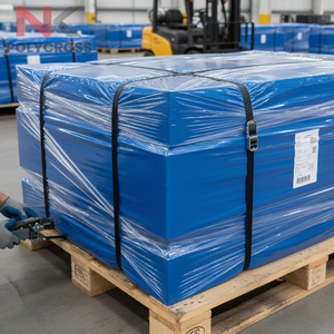 Bâche en polyéthylène de qualité supérieure pour l'exportation, doublement laminée, résistante aux intempéries, haute résistance, protection pour la construction et le transport de marchandises - Product Image 1