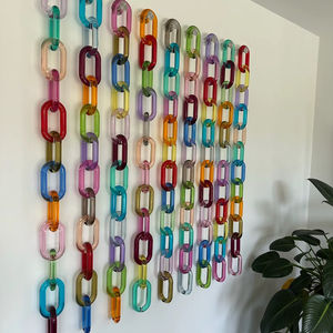 Chaînes décoratives en résine épaisse, écologiques, personnalisées, multi-usages, en acrylique de luxe, pour décoration murale - Product Image 1