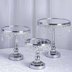 Elegante Soporte Metálico Decorativo para Pasteles, para Presentación de Postres en Panaderías, con Pedestal Elegante y para Exhibición en Fiestas - Product Image 3