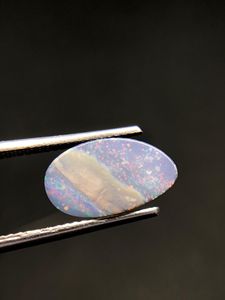 Opale naturelle australienne cabochon, gemme à feu arc-en-ciel et à reflets éclatants, opale en vrac pour la vente en gros - Product Image 3