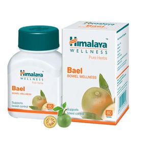 Comprimés d'extrait d'herbes sauvages Himalaya Bael en flacon, qualité alimentaire, pour la digestion ayurvédique naturelle et le bien-être - Product Image 1