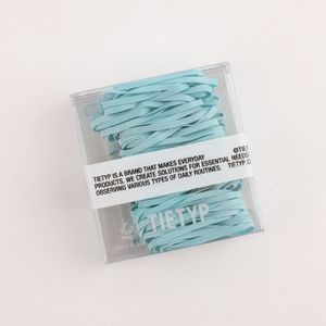Élastiques à cheveux TIETYP, bandeaux en caoutchouc élastique, couleur unie, minimaliste, moderne, usage quotidien, pour femmes, emballage en carton, fabriqué en Corée - Product Image 3