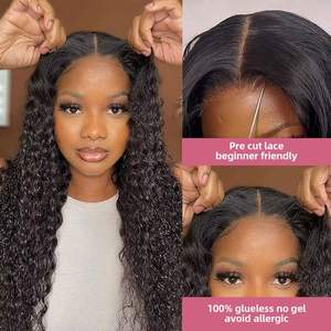 PERRUQUES CHEVEUX CHEVEUX VIETNAMIENS Cheveux humains vierges TEXTURES BOUCLES POUR FEMMES NOIRES - Product Image 5